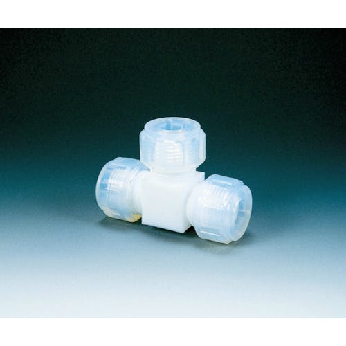 フロンケミカル フッ素樹脂 接続ジョイントT型 8mm NR0050-002 チューブ継手(フッ素樹脂) フロンケミカル フッ素樹脂 接続ジョイントT型 8mm NR0050-002 チューブ継手(フッ素樹脂)