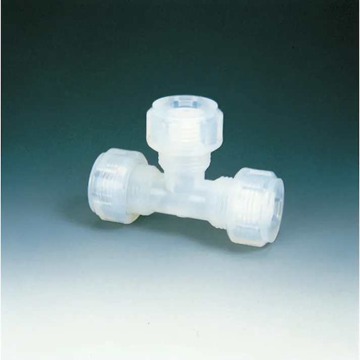 【CAINZ-DASH】フロンケミカル PFAユニオン・ティ-(Fロックシール) TFU-6適用外径6φ NR1050-001【別送品】