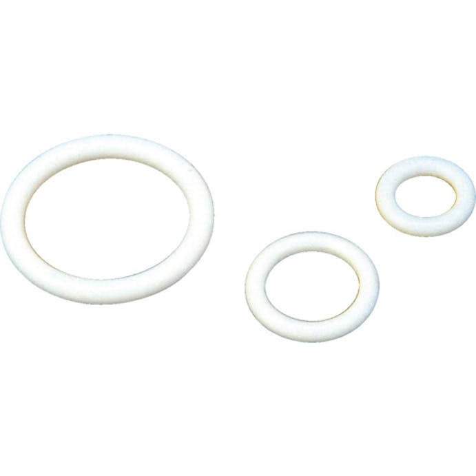 【CAINZ-DASH】フロンケミカル フッ素樹脂（ＰＴＦＥ）Ｏリング　Ｐ－７　（１０個入） NR0314-002【別送品】