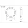 【CAINZ-DASH】フロンケミカル フッ素樹脂(PTFE)Oリング P-20 (10個入) NR0314-009【別送品】