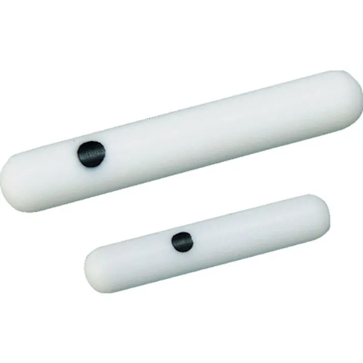 【CAINZ-DASH】フロンケミカル フッ素樹脂(PTFE)強力撹拌子シリンダー型 8パイ×50mm NR3032-007【別送品】