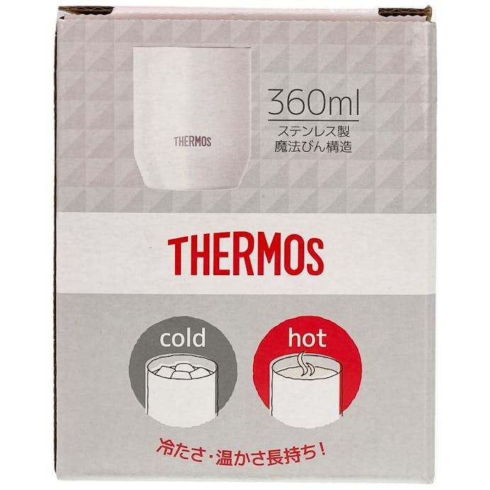 サーモス 真空断熱カップ JDH‐360C ホワイト, , product
