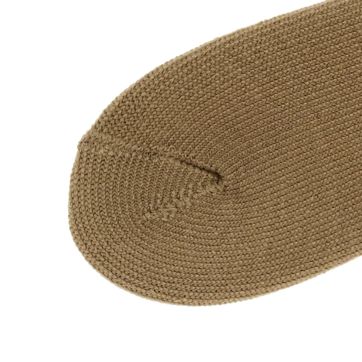 起毛であったか ルームソックス ミドル丈 ベージュ 22.0cm-25.0cm