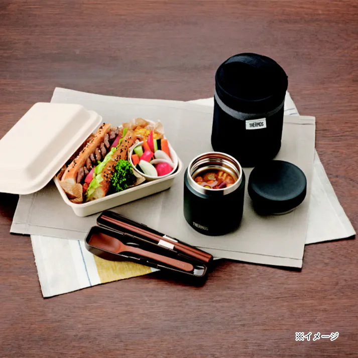 サーモス 真空断熱スープジャーJED-300 BK