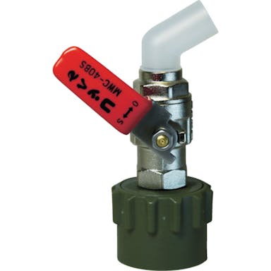 【CAINZ-DASH】ミヤサカ工業 ワンタッチ給油栓　コッくんＢタイプ（Φ４０用）　レバー赤 MWC-40BSR【別送品】