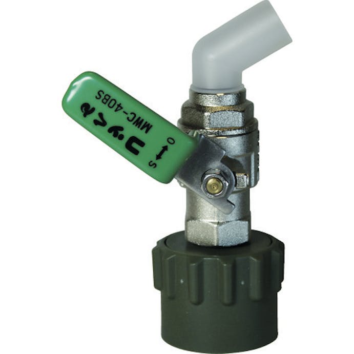 【CAINZ-DASH】ミヤサカ工業 ワンタッチ給油栓　コッくんＢタイプ（Φ４０用）　レバー緑 MWC-40BSG【別送品】