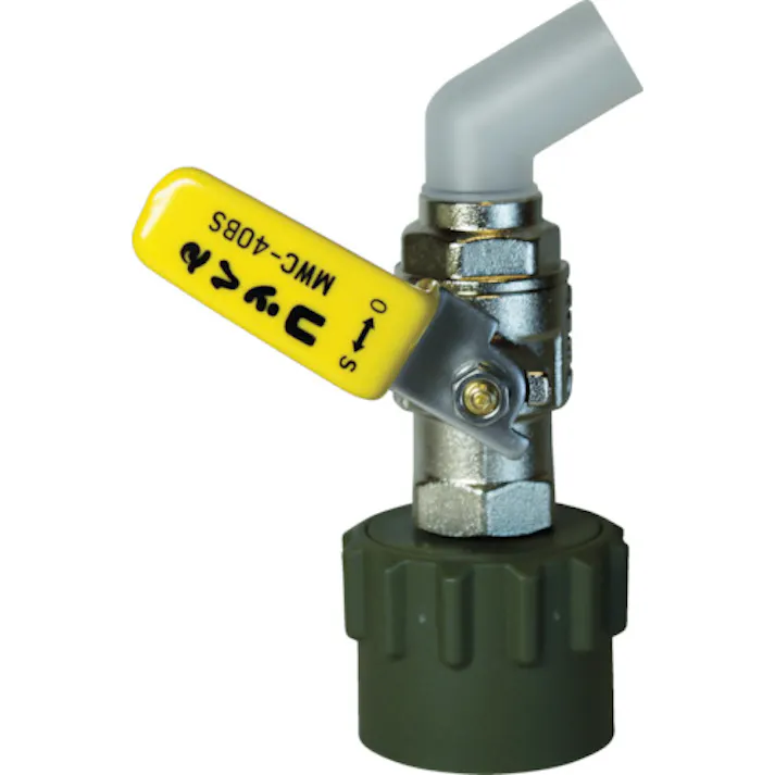 【CAINZ-DASH】ミヤサカ工業 ワンタッチ給油栓 コッくんBタイプ(Φ40用) レバー黄 MWC-40BSY【別送品】