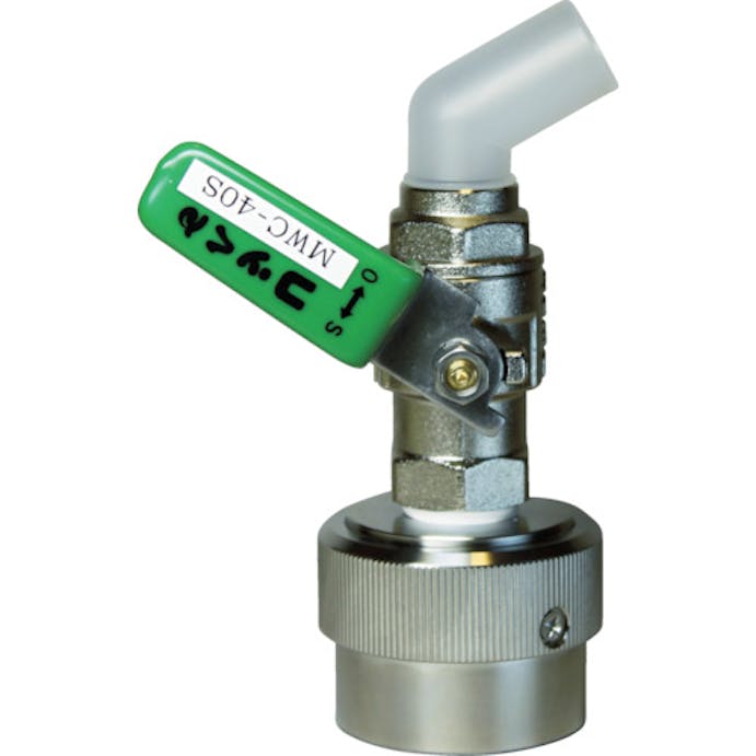 【CAINZ-DASH】ミヤサカ工業 ワンタッチ給油栓　コッくん取付部強化タイプ　レバー緑 MWC-40SG【別送品】