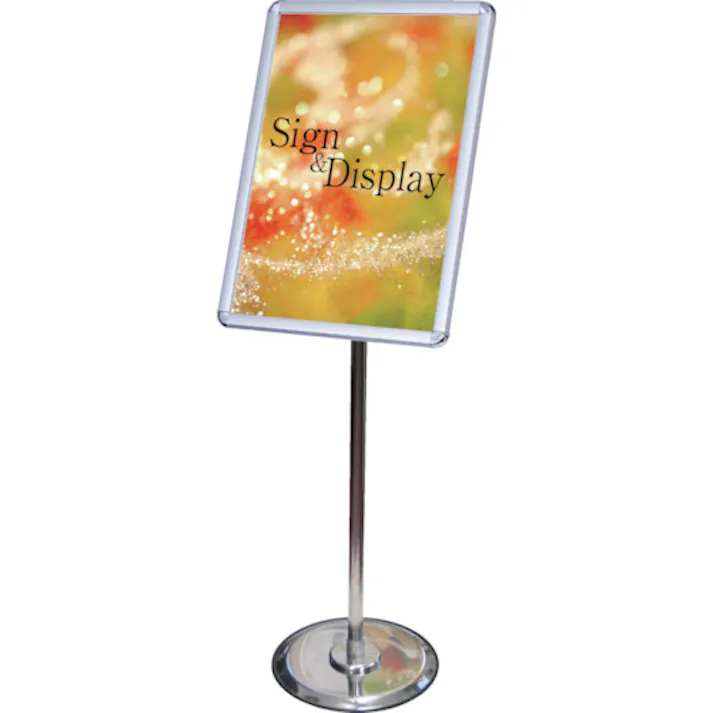 【CAINZ-DASH】常磐精工 フリーアングルパネルスタンド90 ポール A3 297×420 FAPAS90-A3【別送品】