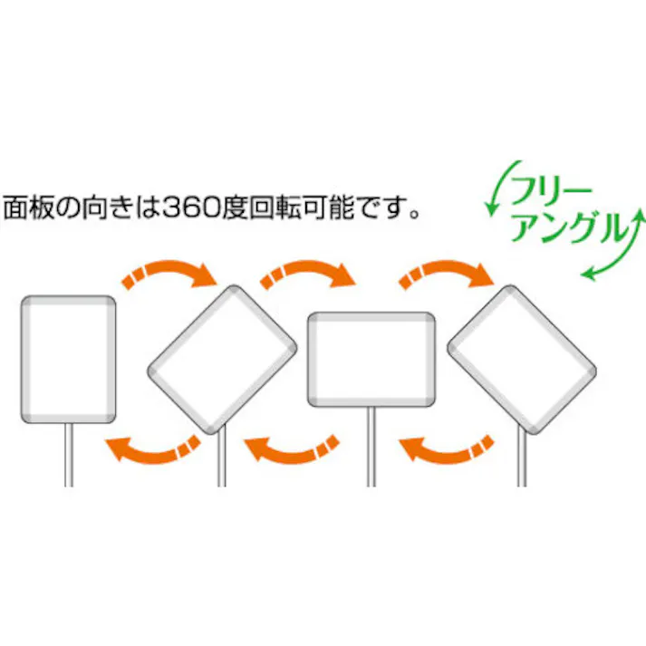 【CAINZ-DASH】常磐精工 フリーアングルパネルスタンド90 ポール A3 297×420 FAPAS90-A3【別送品】