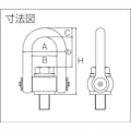 【CAINZ-DASH】浪速鉄工 マルチアイボルト　ＭＥ１２１０Ｃ　ＮＥＴＩＳ－ＶＥ認定 ME1210C【別送品】