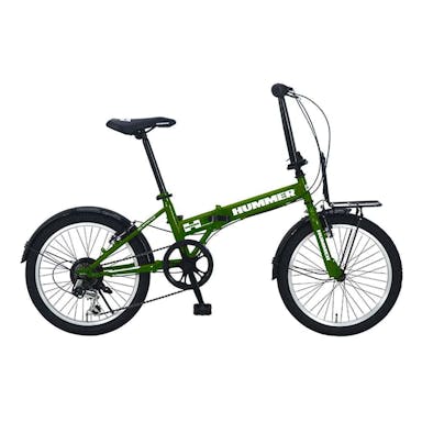 【自転車】《ハマー》ハマー HUMMER FDB206TANK-N 20インチ グリーン(販売終了)