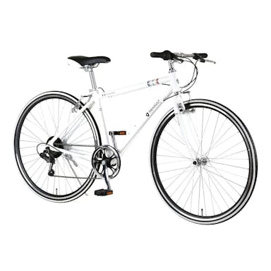 【自転車】《ルノー》700C ルノーアルミ7006ライト ホワイト(販売終了)