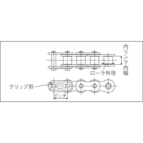CAINZ-DASH】ゼクサスチェン SBR－PRIMEローラチエン リベット
