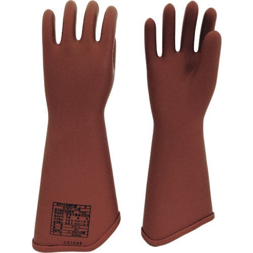 CAINZ-DASH】渡部工業 絶縁手袋 高圧ゴム手袋（ＮＵ型・そでぐり有 