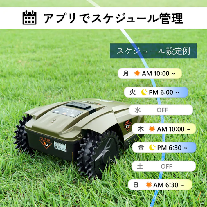 プラウロボット芝刈機 AGC180