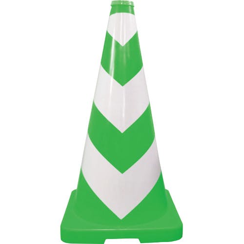【CAINZ-DASH】グリーンクロス ヘビーコーン緑／白　Ｈ７００ 1105210111【別送品】