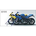 【CAINZ-DASH】オールセーフ ベルト荷締機大型バイク用　タイダウン　ラチェット式ソフトフック付 BK-R-SF【別送品】