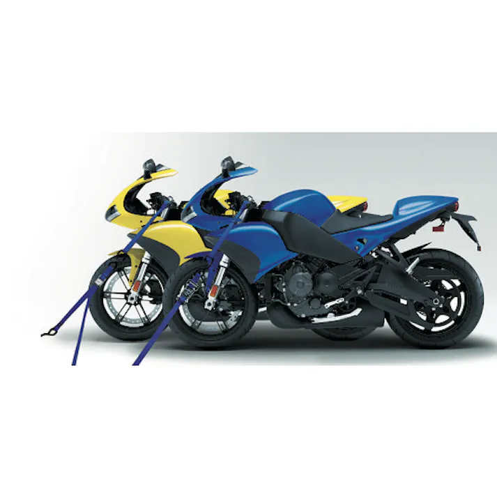 【CAINZ-DASH】オールセーフ ベルト荷締機大型バイク用 タイダウン ラチェット式ソフトフック付 BK-R-SF【別送品】