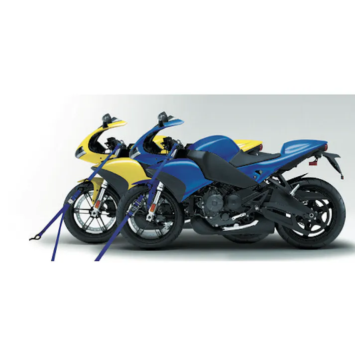 【CAINZ-DASH】オールセーフ ベルト荷締機 大型バイク用 タイダウン カム式 ソフトフック付 BK-CP-SF【別送品】