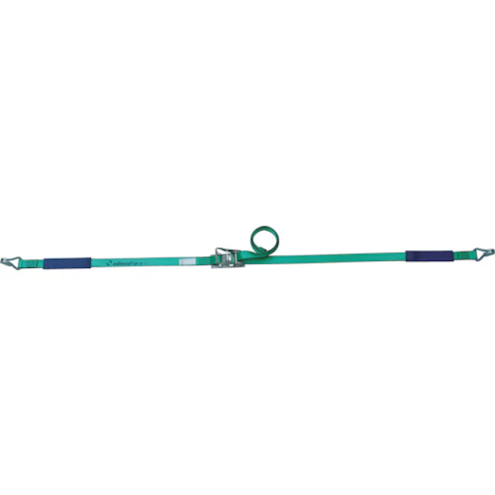 【CAINZ-DASH】オールセーフ ベルト荷締機 ラチェット式ナローフック仕様(中荷重) R3N14【別送品】