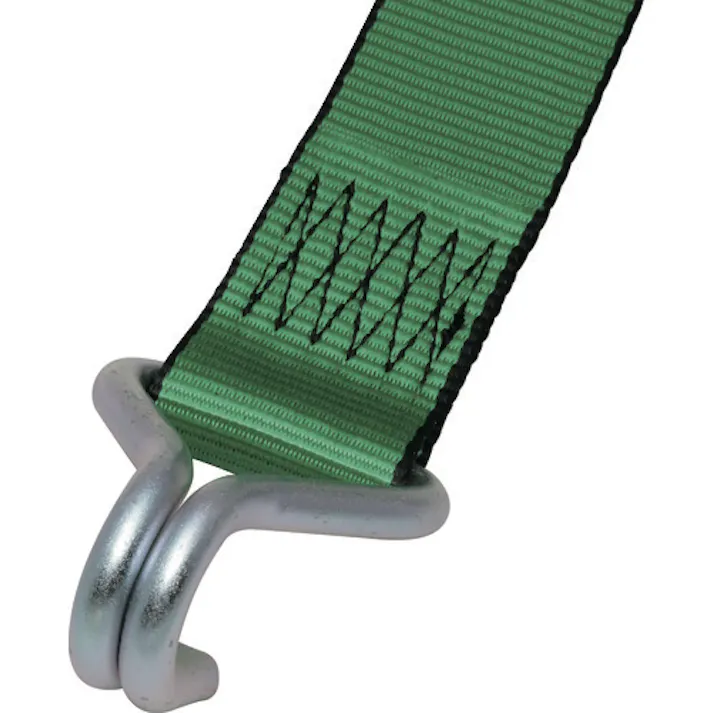 【CAINZ-DASH】オールセーフ ベルト荷締機 ラチェット式ナローフック仕様(重荷重) R5N17【別送品】