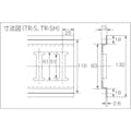 【CAINZ-DASH】オールセーフ スチールレール　穴有 TR-SH【別送品】