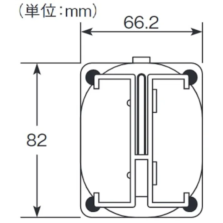 【CAINZ-DASH】オールセーフ プッシュ式デッキングビームL PDB-L【別送品】