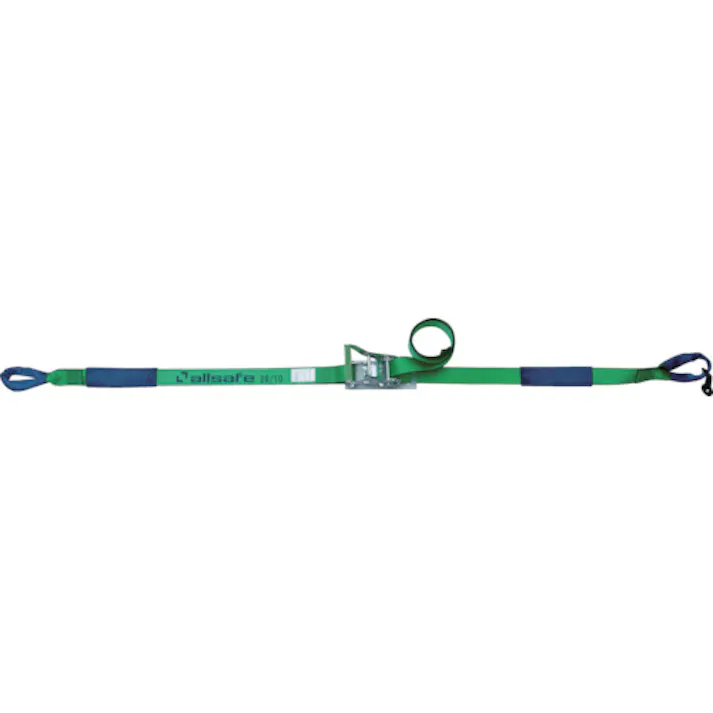 【CAINZ-DASH】オールセーフ ラッシングベルト ラチェット式しぼり50仕様重荷重 R5I14【別送品】