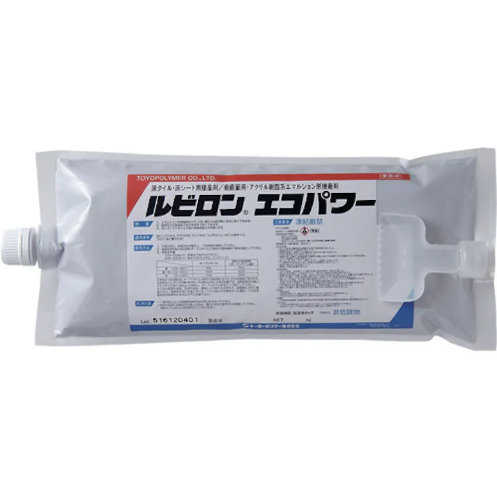 【CAINZ-DASH】トーヨーポリマー 床用アクリル系接着剤 ルビロンエコパワー 1kg 2RECOPOWER-001【別送品】