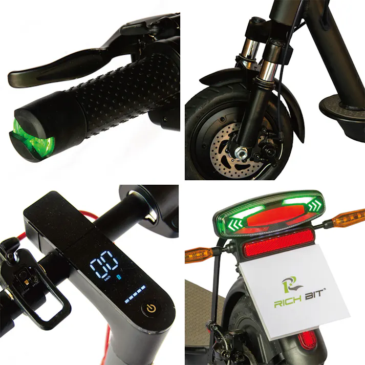 RICHBIT ES1 Pro 電動キックボード 特定小型原付モデル セレストブルー