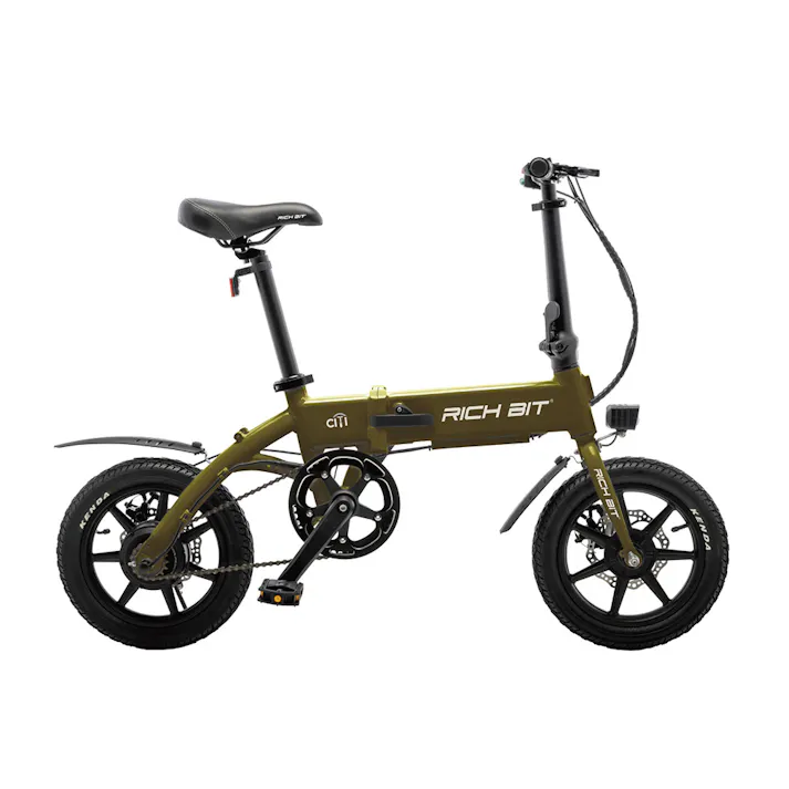【自転車】Acalie 電動アシスト自転車 RICHBIT CITY アシスト ゴールデンオリーブ