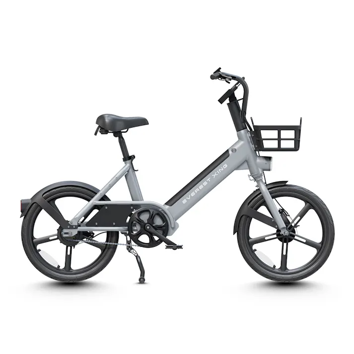 【自転車】Acalie 電動アシスト自転車 EVEREST XING CITY+ ベーシックモデル ピークシルバー