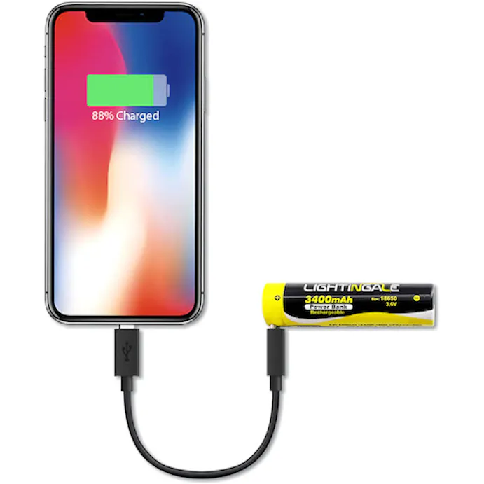 Cainz Dash 明るさ１２５０ルーメンｌｅｄフラッシュライト スマホにも給電できる充電池付属 別送品 ホームセンター通販 カインズ