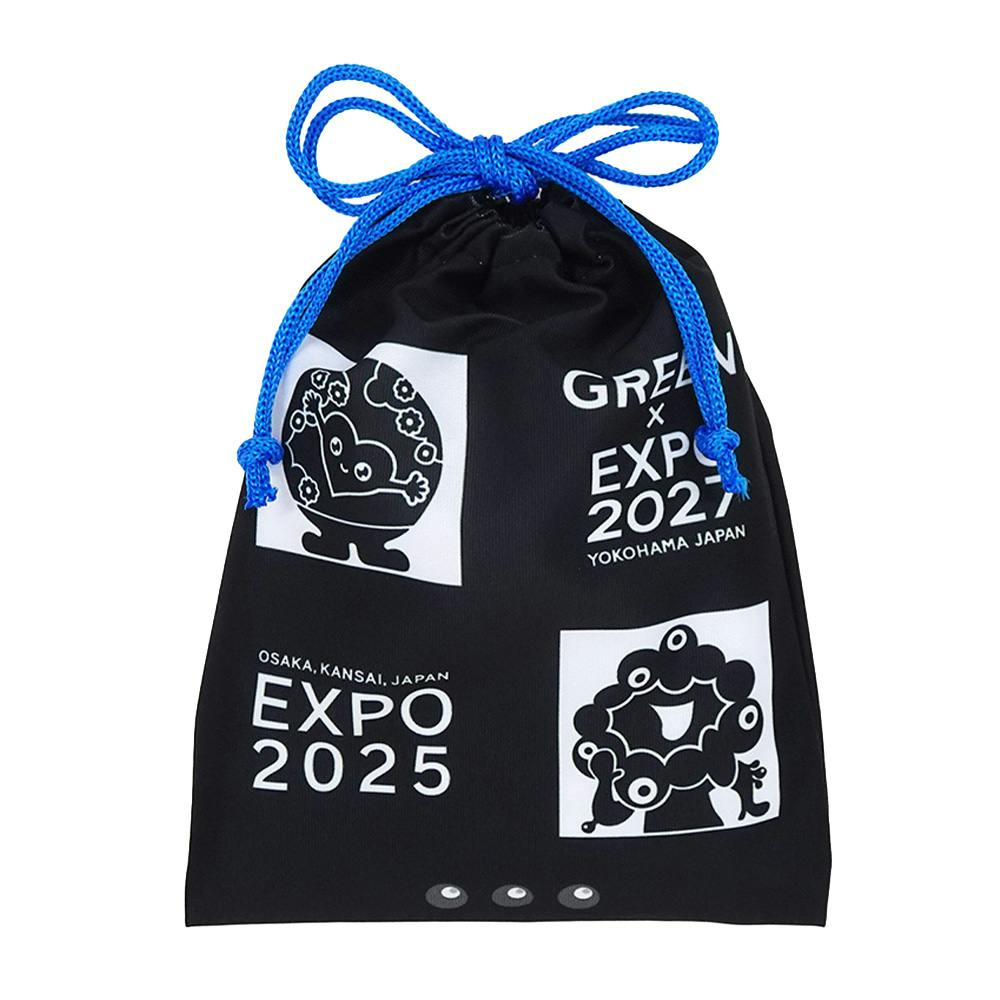 EXPO2027 トゥンクトゥンク ミャクミャク 巾着 黒 TOS | 2027年