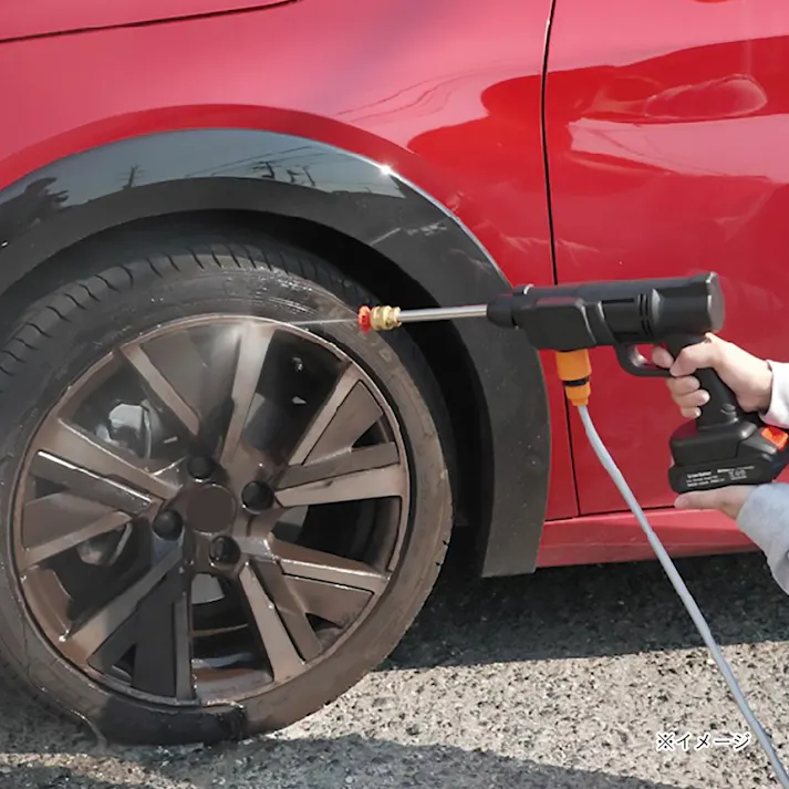 どこでも使える多機能コードレス高圧洗浄機 マジカルウォッシュ 本体