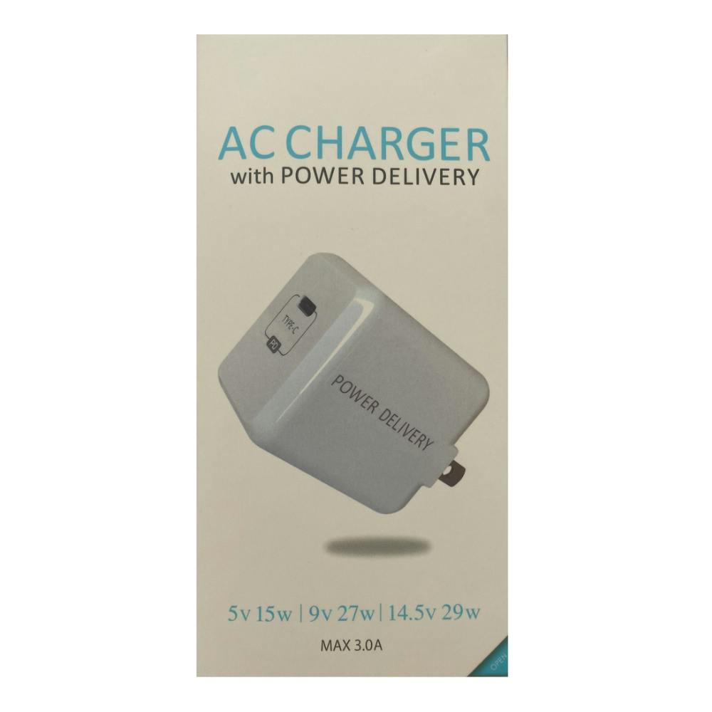 PD対応AC充電器 29W(C×1) ホワイト NH-ACC29PDWH | 携帯・スマホグッズ