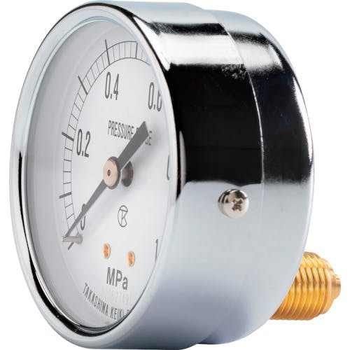 高島計器 一般圧力計(D枠埋込型・縁なし・φ60)圧力レンジ0.0~1.6MPa R1/4 1018116 一般圧力計 高島計器 一般圧力計(D枠埋込型・縁なし・φ60)圧力レンジ0.0~1.6MPa R1/4 1018116 一般圧力計