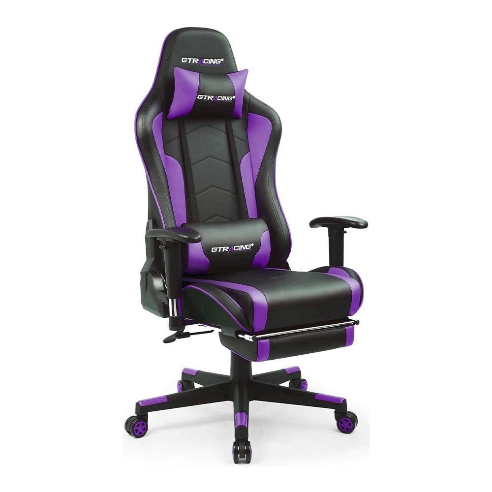 GTRACING スピーカー付ゲーミングチェア パープル(GT890MF)【別送品