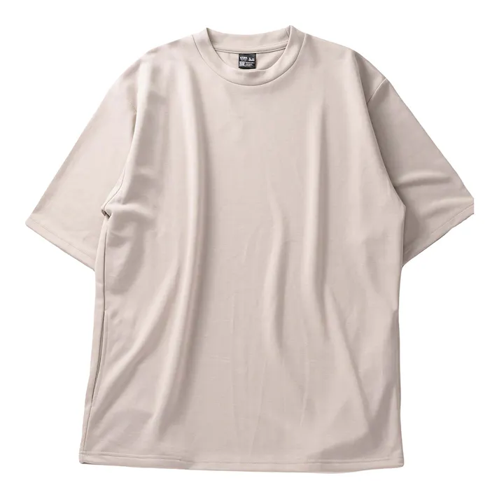 オーバーサイズ半袖Tシャツ グレージュ LL