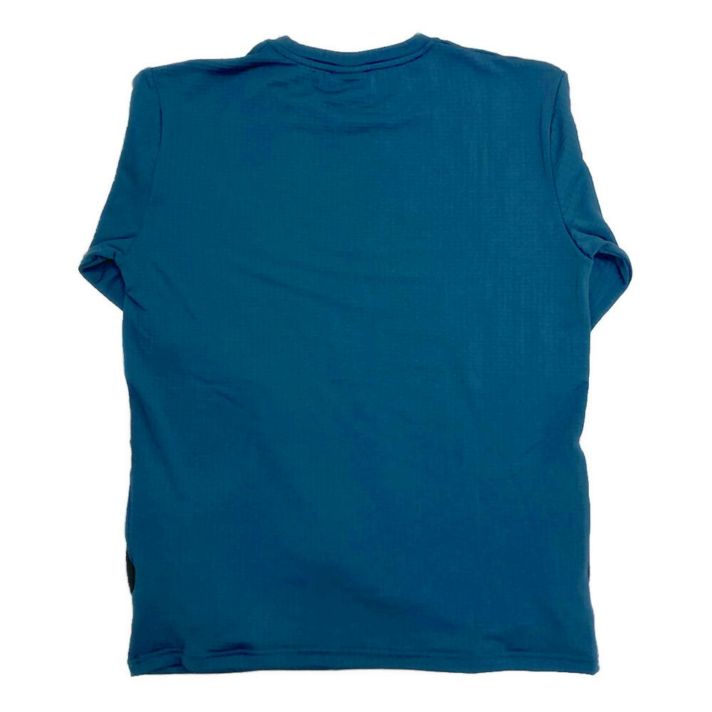 裏ドットフリース長袖Tシャツ ブルー LL(販売終了) | 作業着