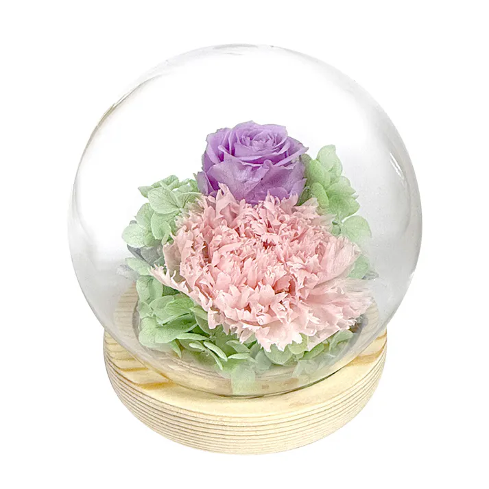 スフィアドームアレンジメント咲/パープル