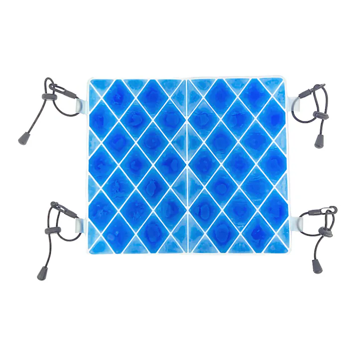 背中冷やし ブルー