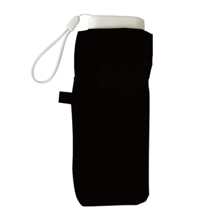 日差しも紫外線も雨も遮れる折傘 コンパクト 50cm ブラック