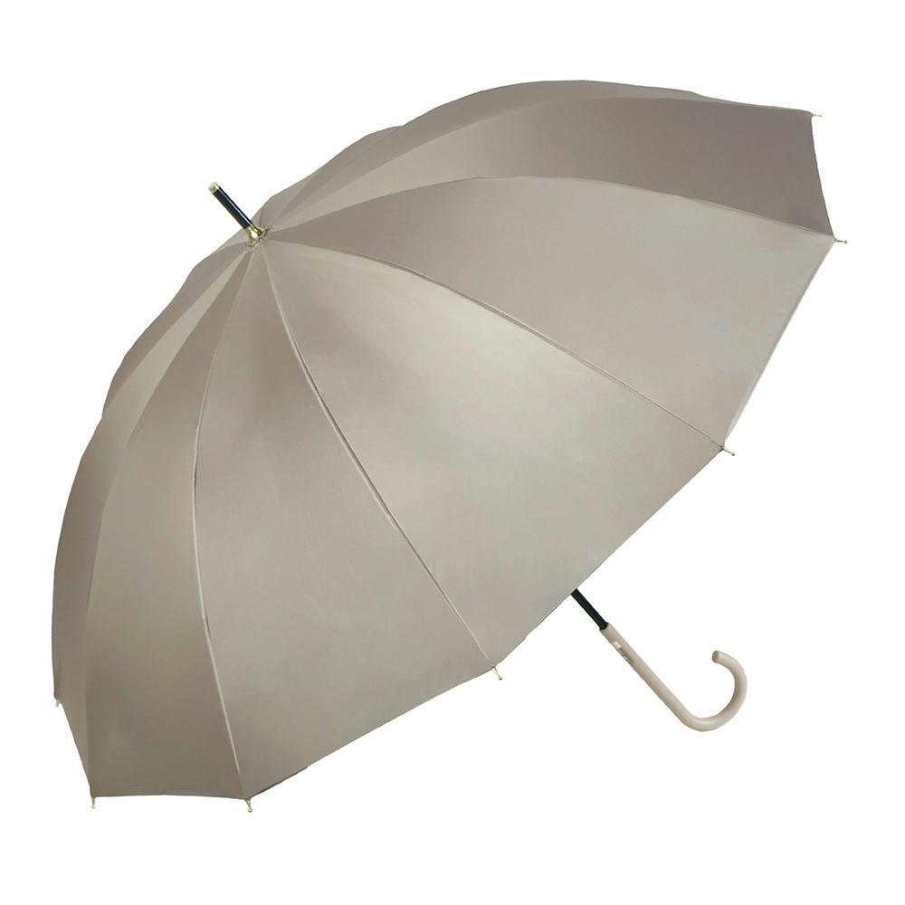 軽量 12本多骨 手開き 晴雨兼用傘 55cm グレージュ 晴雨兼用傘・日傘 軽量 12本多骨 手開き 晴雨兼用傘 55cm グレージュ 晴雨兼用傘・日傘