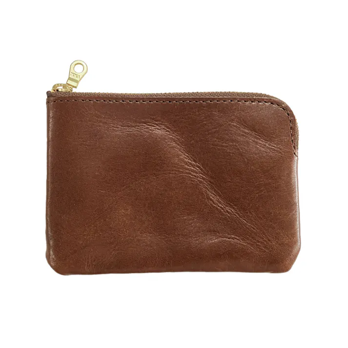 栃木レザー 牛革マルチポーチ・ウォレット BR