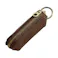 栃木レザー 牛革コイン入れ付きキーリング BR