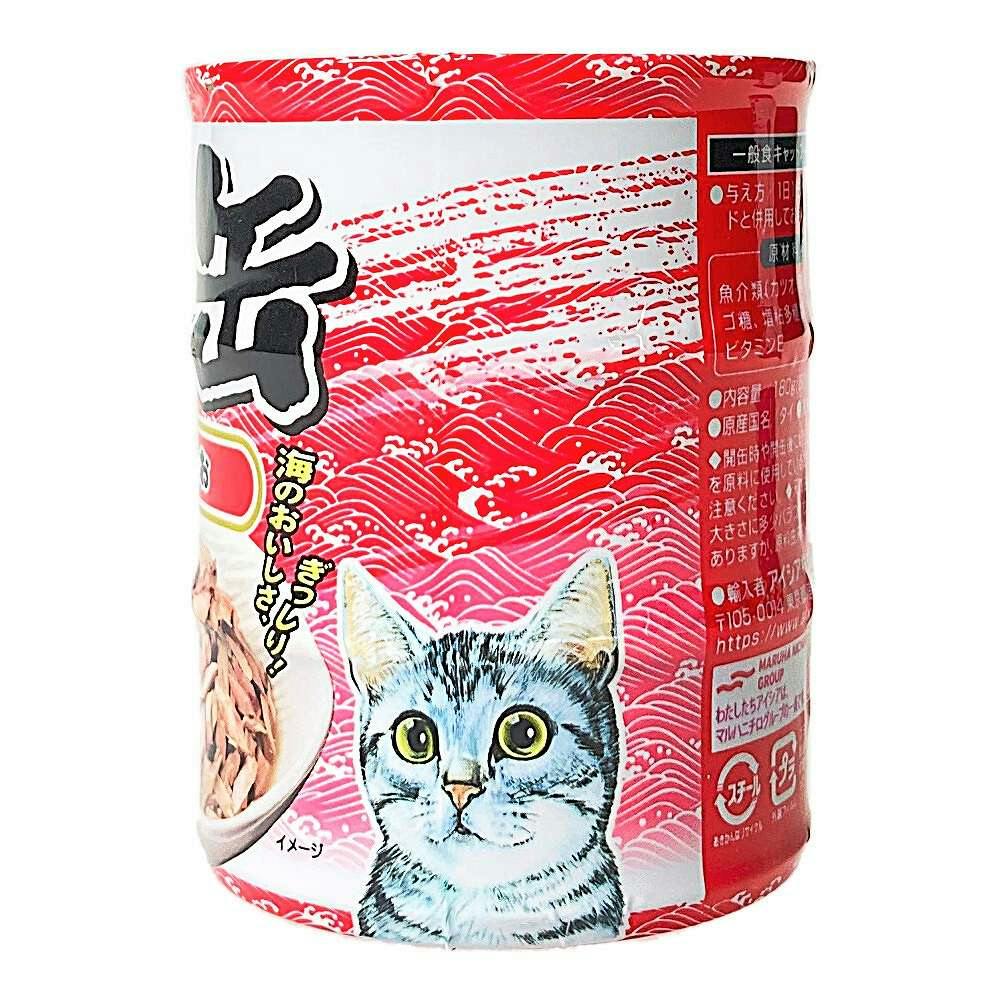 まとめ〕 キャットフード ペットフード 純缶ミニ3P ペット用品 アイシア 65g×3缶 かつお節入り 24セット 猫用品