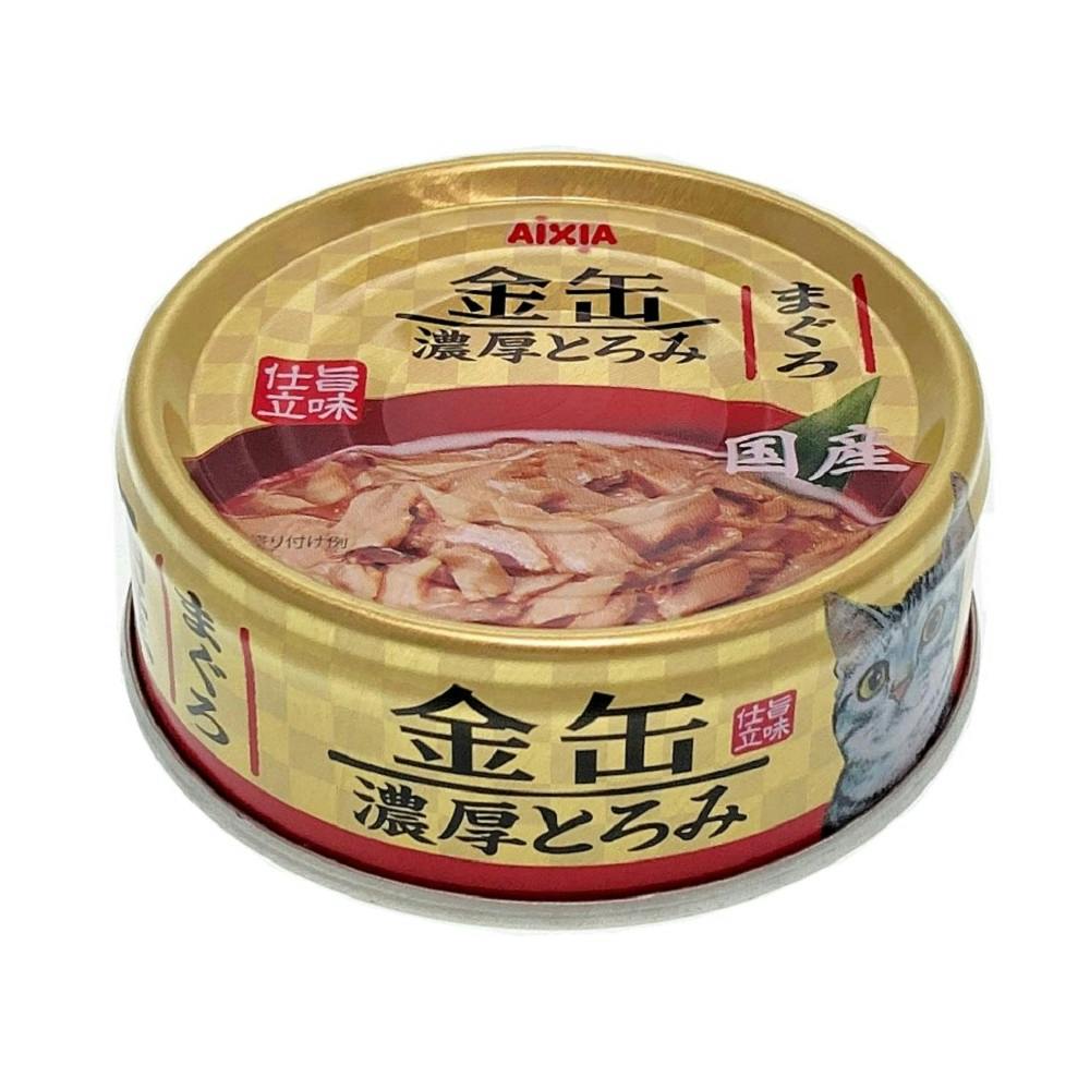 アイシア 金缶 濃厚とろみ カニカマ入りまぐろ 70g(販売終了