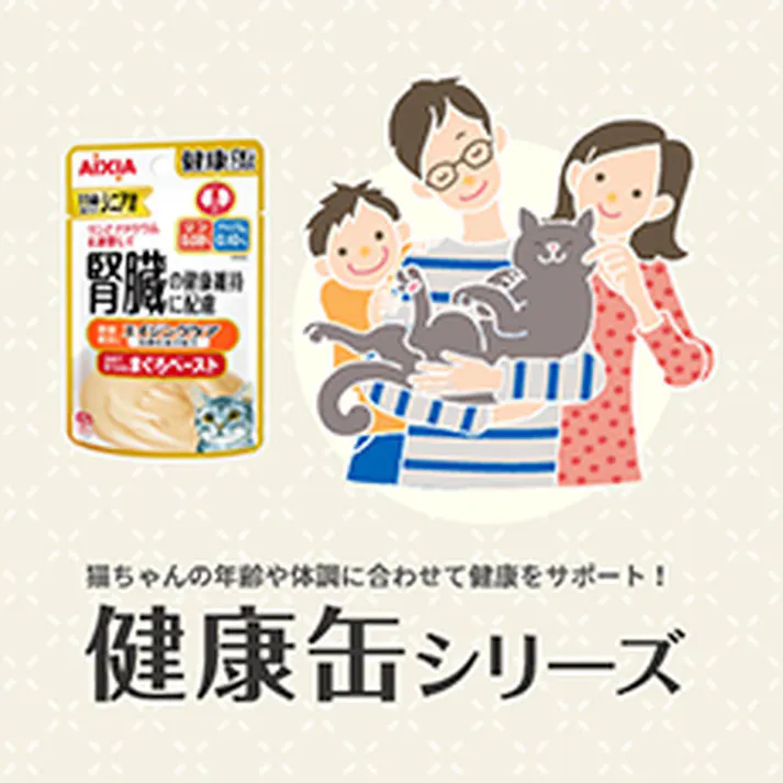アイシア シニア猫用 健康缶パウチ 腸内環境ケア 40g